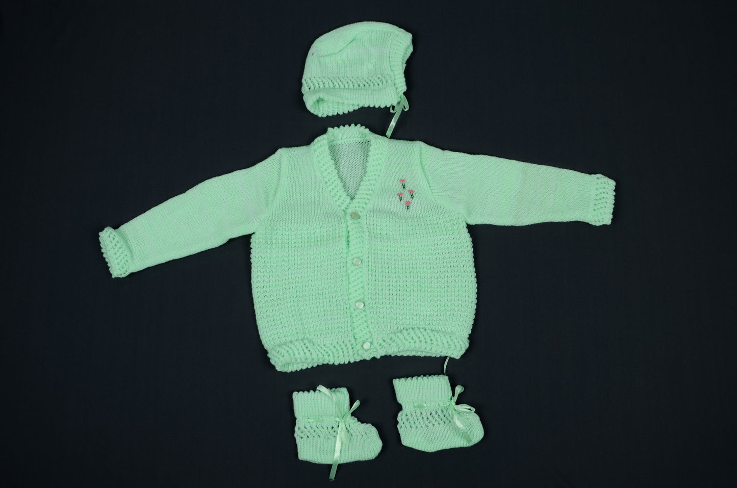Baby Set V Neck Diamond