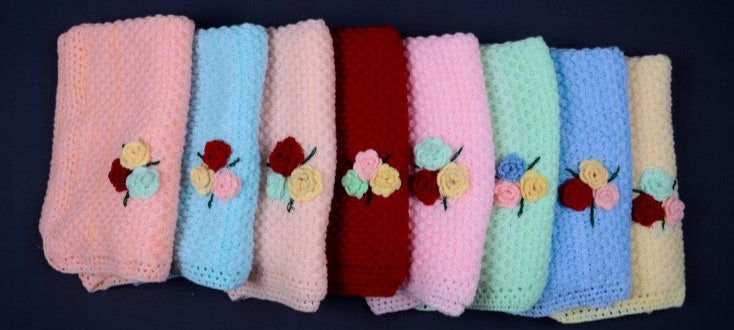 Rose Shawl – Soft Knit Baby Wrap